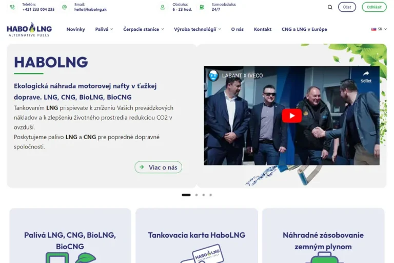 Korporátna firemná webstránka Habolng.sk je vybavená rýchlou responzívnou témou od tých najlepších vývojárov. Web stránka vo WordPress obsahuje portfólio služieb a prezentáciu spoločnosti.