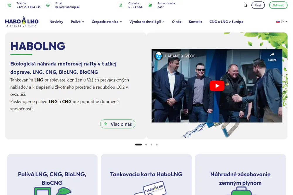 Korporátna firemná webstránka Habolng.sk je vybavená rýchlou responzívnou témou od tých najlepších vývojárov. Web stránka vo WordPress obsahuje portfólio služieb a prezentáciu spoločnosti.